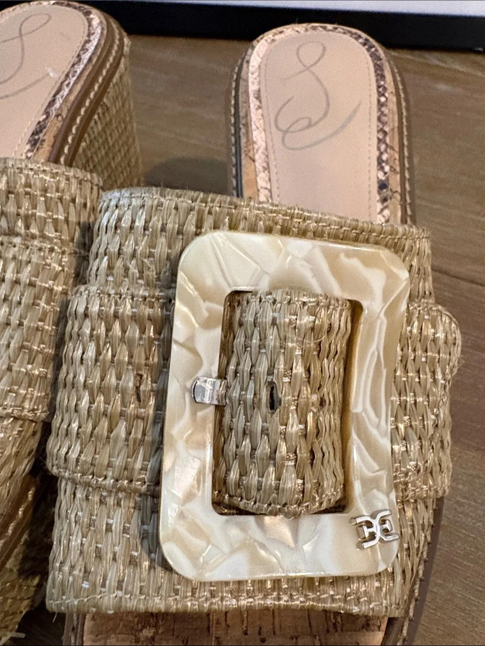 Sam Edelman textured raffia